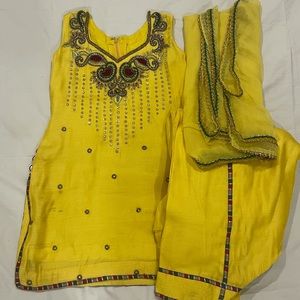 Indian suit with dupatta